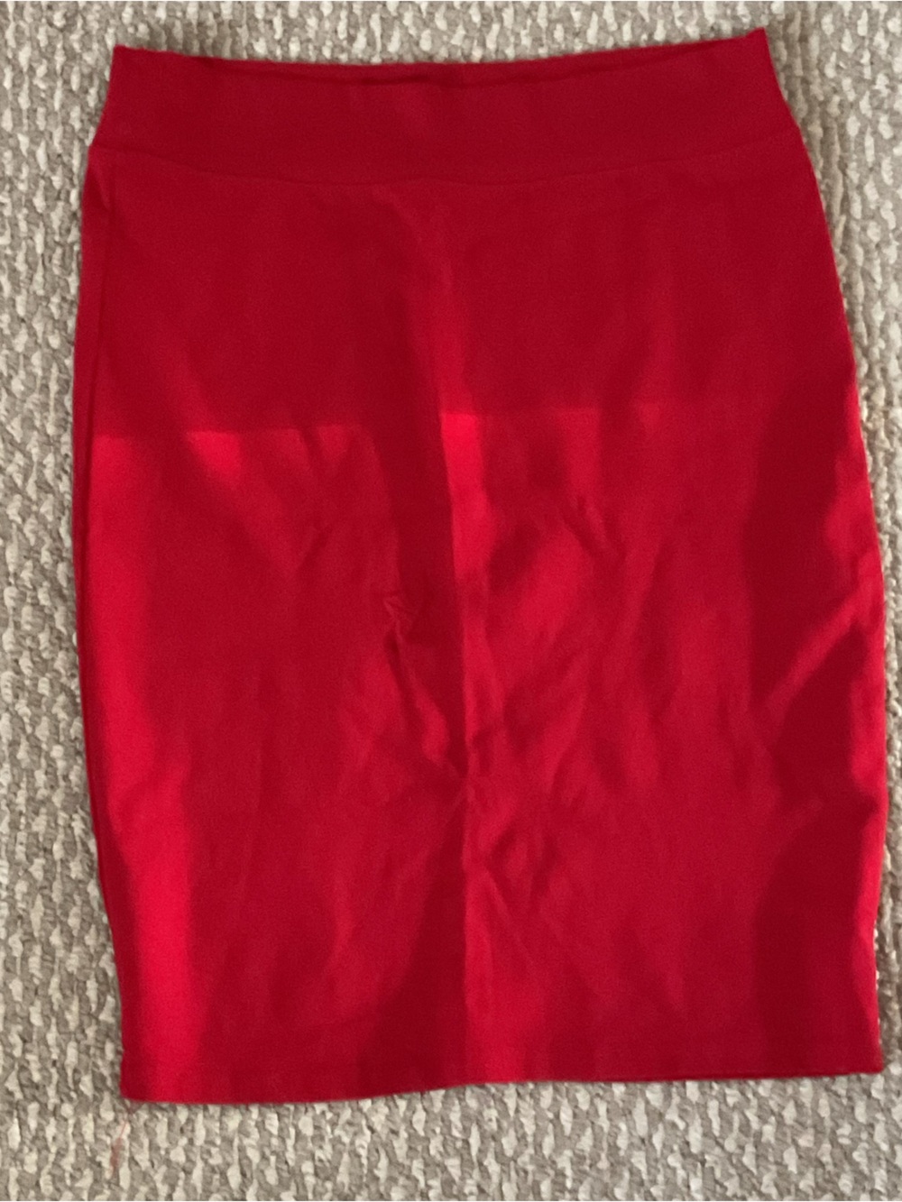 Bold Red Mini Skirt